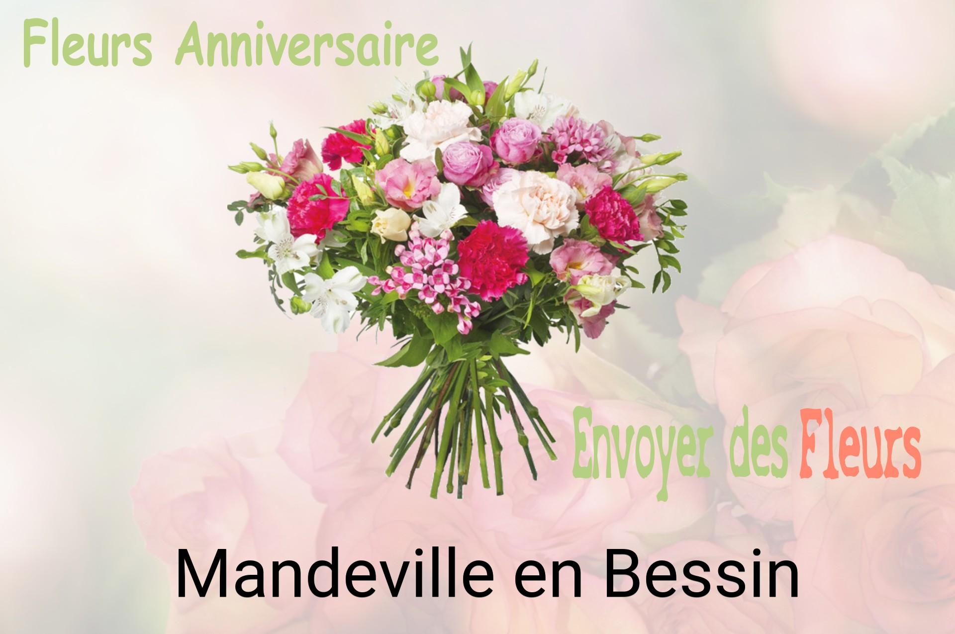 Bouquet de fleurs d’anniversaire livré à Mandeville-en-Bessin