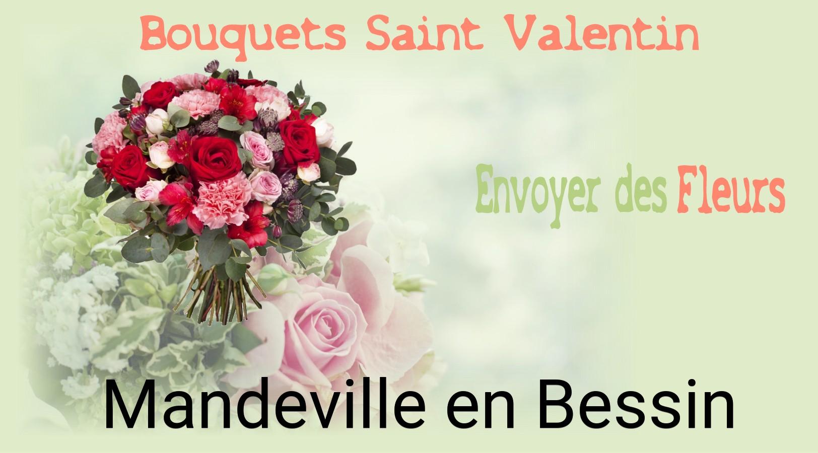 Roses de Saint-Valentin livrées à Mandeville-en-Bessin